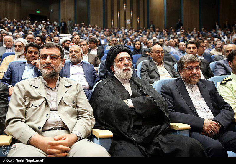 حجت الاسلام والمسلمین سید هادی خامنه ای میهمان ویژه مراسم معارفه شهردار مشهد