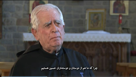 عشق و ارادت پدر آنتوان ضوء مسیحی به امام حسین ع